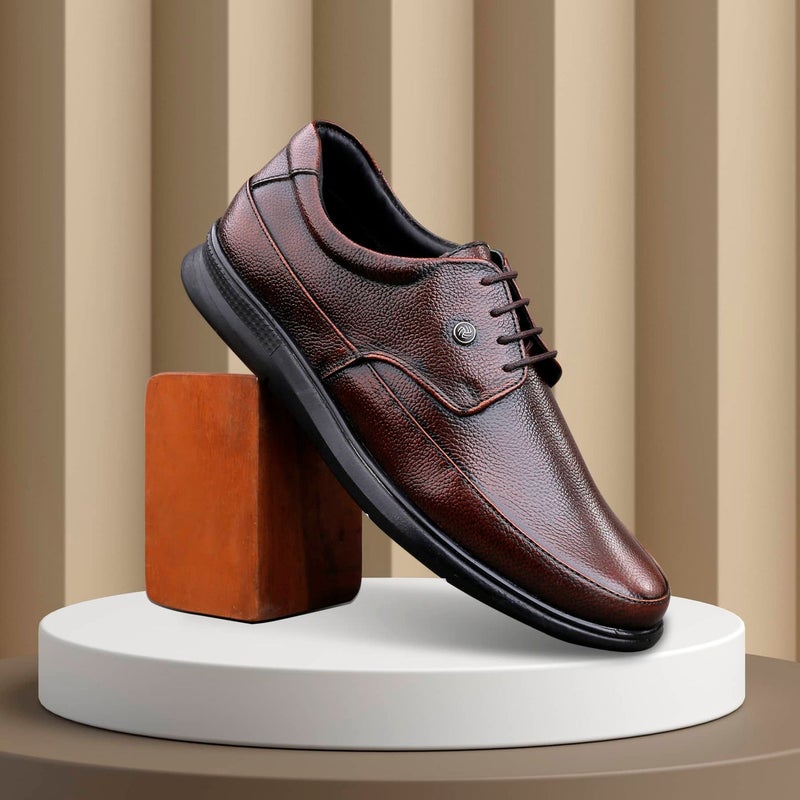 Bacca Bucci Leather Office Lace-ups Formal Shoes - Image 4